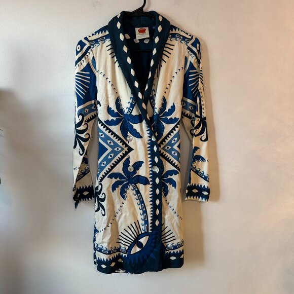 FARM Rio Dresses & Skirts - Farm Rio Long-Sleeve Blazer Dress